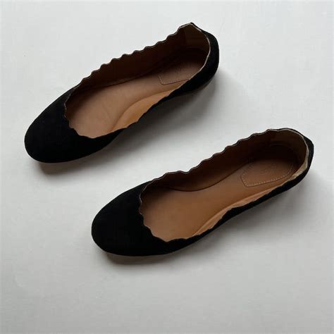 chloe flatforms|chloe scalloped ballet flat sale.